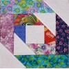 Unbranded 12 Pineapple Blossom Quilt Top Fabric Blocks Squares