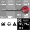 TARGET Darts Nathan Aspinall Generation 1 Steel Tip Darts, 90%