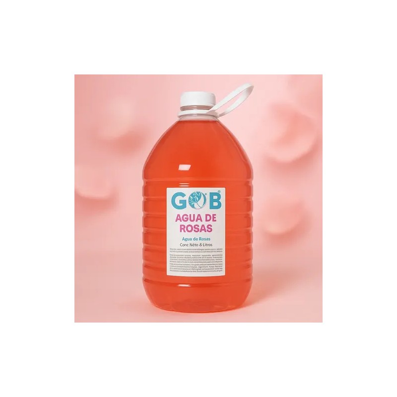 Agua De Rosas - Tónico Facial - Gob - Garrafa