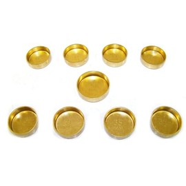 DNJ FPS907 Freeze Plug Set (Brass) for 83-01 Toyota/Camry, Solara, RAV4, Celica, MR2 2.0L-2.2L L4 DOHC, SOHC Naturally Aspirated, Turbocharged Designation 5S-FE,3S-FE,3S-GTE,3S-GELC,2S-ELC
