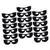 minkissy Bamboo Charcoal Fiber Eye Mask Paper Sheets Disposable Eye