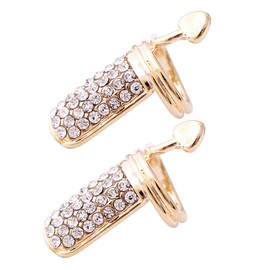 Healeved 3sets Nail Ring Set for Women Fashionable Nail Art Accessories Rhinestones 2pcs*3