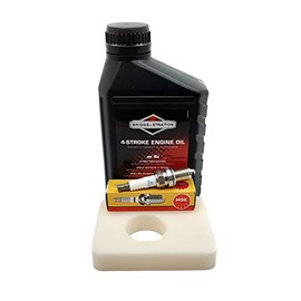 Outdoor Spares Lawn Mower Service Kit Compatible With Briggs & Stratton Engine Models 450E, 500E and 550E