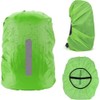 2 Funda Mochila Impermeable con Tira Reflectante, 10-40L Funda de