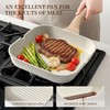 Kikcoin 16Pcs Pots and Pans Set Nonstick Ceramic Cookware Sets
