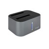 TOOQ TQDS-805G - Docking Station with Dual SATA Bay for