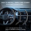 Steering Wheel Covers, Carbon Fiber Anti-Skid Clip on Car Steering