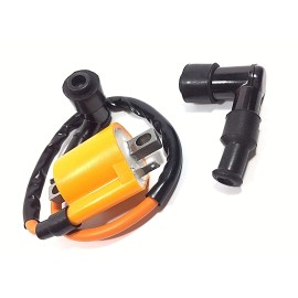 FELLERS SMALL ENGINES PERFORMANCE IGNITION COIL FOR YAMAHA ZUMA 50 YW50 SCOOTER 2001 - 2005 EXTRA CAP