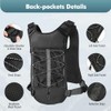 MoKo Lauf Trinkweste mit 2L Trinkblase, Leichter Hydration Vest Brusttasche