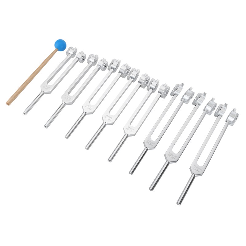 Tuning Fork Hammer Tool Set Diagnostic Tool for Sound Healing