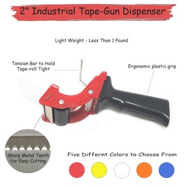 Tag-A-Room Packing Tape Dispenser Orange