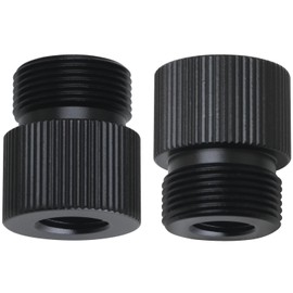 LUORNG 2PCS Hand Screw Photography Camera Accessories Microphone Swing Arm Bracket Microphone Bracket Adaptor 5/8 Male to 3/8 Female for Photography Tripod Adaptor Conversion Black