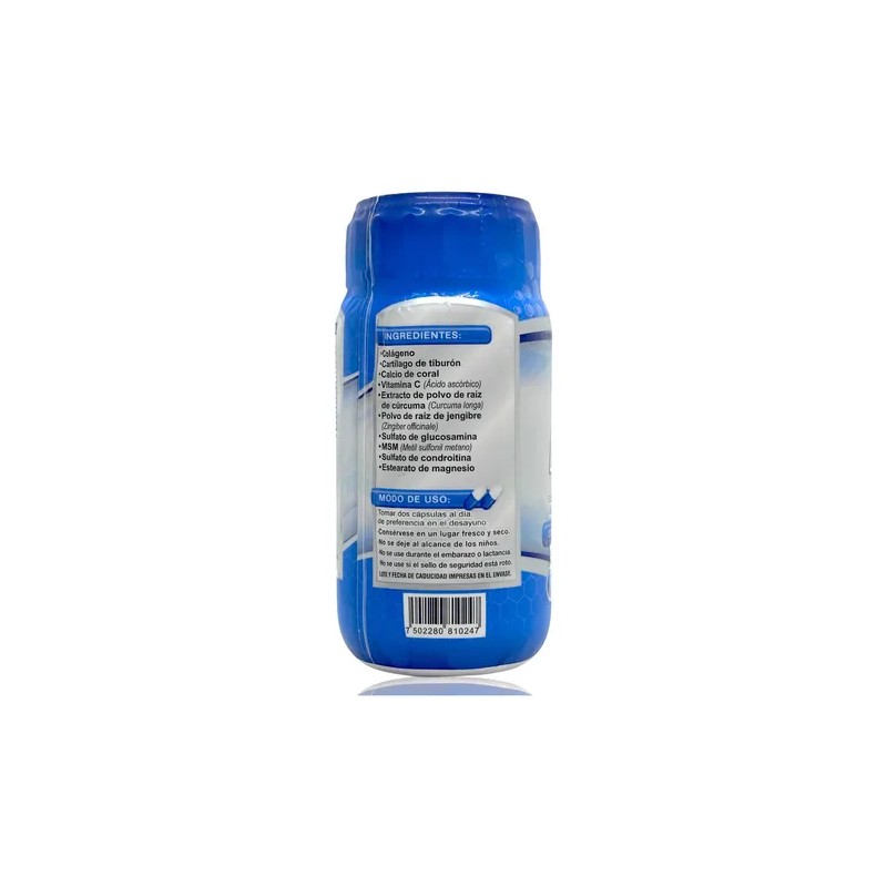 Colágeno Con Glucosamina Flx 72 Cápsulas De 500 Mg Supra