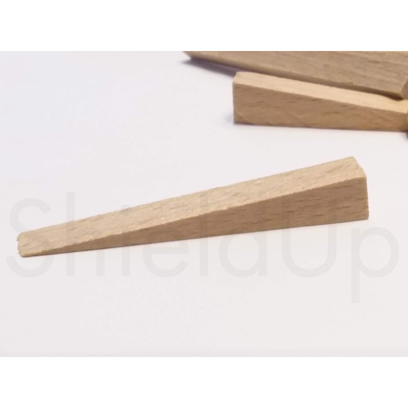 ShieldUp Small Wooden Tile Wedges | Hardwood Spacers or Shims