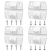 4 Set Cooler Plastic Hinges with Screws Set, Cooler-Hinges Replacement