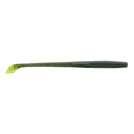 YAMAMOTO 7.75" Kut Tail Worm - Realistic Easy-to-Use Soft Plastic Fishing Lure Baits - 5 Pack, Watermelon Pepper