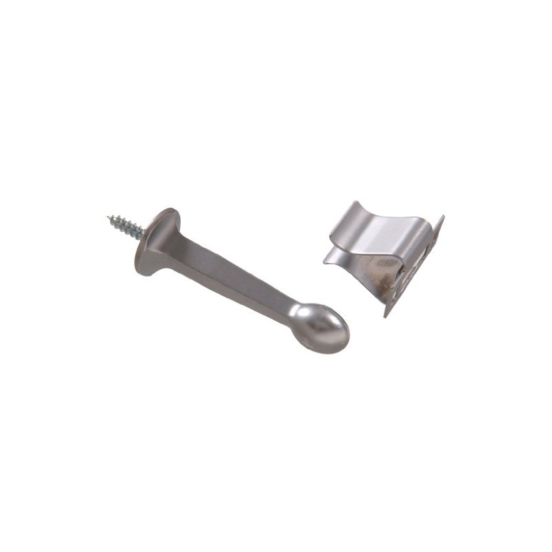 Hardware Essentials by Hillman 852924 Rigid Door Stops with Holder