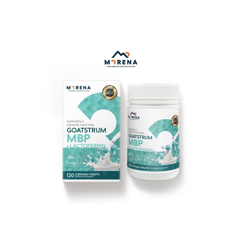 Morena Goat Milk Colostrum Lactoferrin MBP 120 Chewables / 모레나