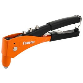 Remachadora 10.5",remachadora manual,profesional con remaches SW-8122002 | 4 quick-change nozzles without the need for tools for rivets of:3/32",1/8",5/32",3/16"