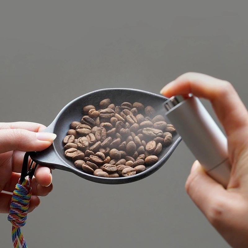 watchegt Eco-friendly Coffee Bean Dosing Tray with Strap, 40g Coffee