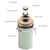 TEDSWAIT Coffee Canisters Airtight Coffee Bean Storage Container Kitchen Stainless