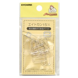 KIYOHARA SUN16-119 Eightkan Eightkan 6 Piece Inner Diameter 0.6 inch (15 mm) Clear