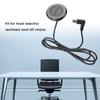 Electric Recliner Chair Sofa Switch Controller 2 Buttons Round Switch