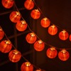 Dreamworth Red Lantern String Lights 33ft/10m 100 LEDs Hanging Lanterns