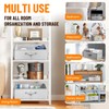 Criusia Closet Organizers Bins 6 Pack - Large Closet Shelf