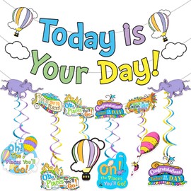 Today Is Your Day Banner Oh The Places You'll Go Banner Oh The Places You' ll Go Decorations for Kindergarten Graduation Decorations