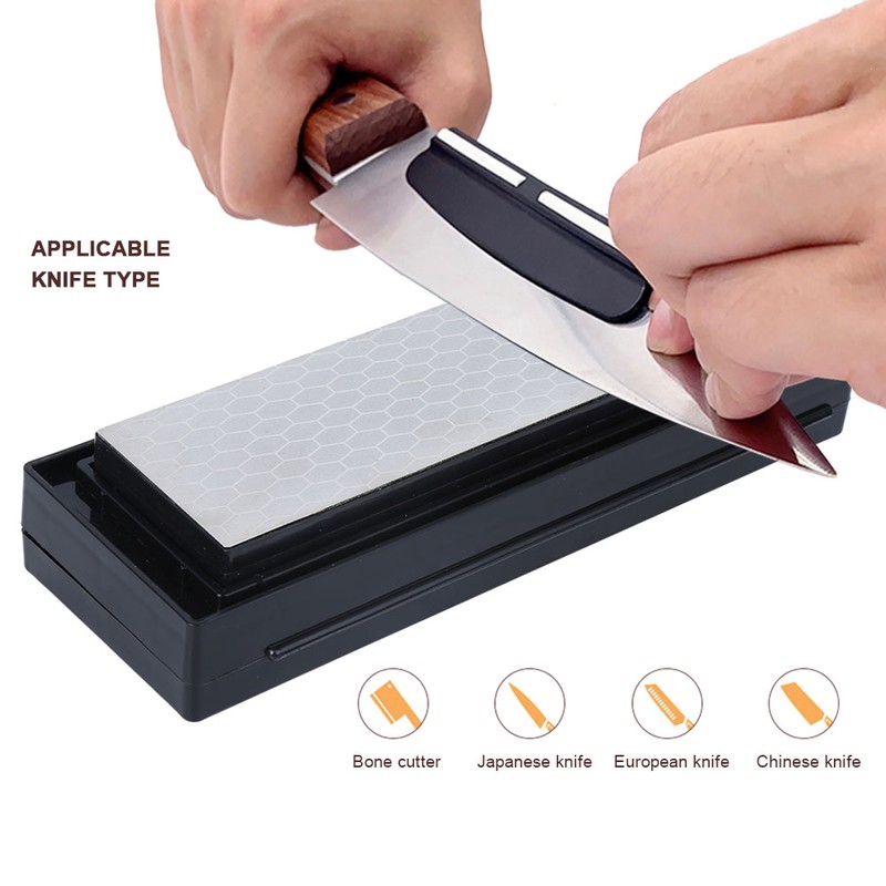 4Pcs/Set High Hardness Sharpening Stone Kit Knives Sharpener for Kitchen