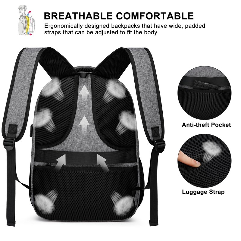 LIBENED - Mochila escolar para hombres y mujeres, para adolescentes