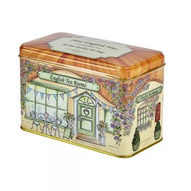 ENGLISH TEA NEW ENGLISH TEAS AFTERNOON TEA TIN W,40 FINE QUALITY TEA BAGS VINTAGE TEA ROOMS