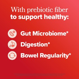 O Positiv URO Fiber Gummies for Adults, 60 Count (Pack of 1) - Prebiotic Chicory Root Inulin Fiber Supplement - Daily Gummy Fiber for Digestive Gut Health - Non-GMO, Vegan & Cruelty-Free