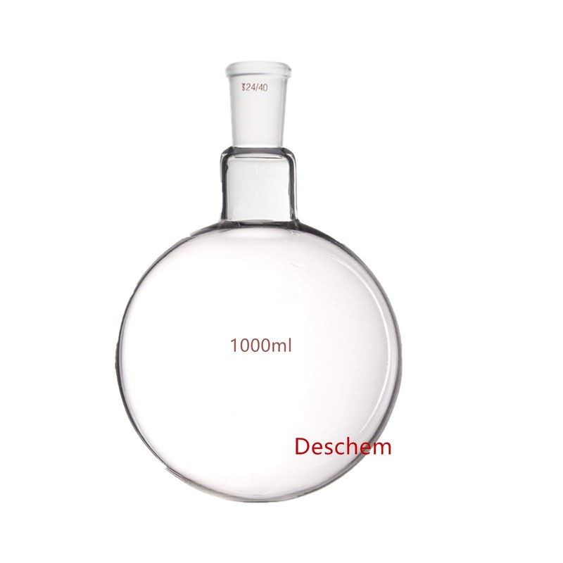 Deschem 2000ml,24/40,Glass Distillation Apparatus,New Lab Vacuum Distill Glassware Kit