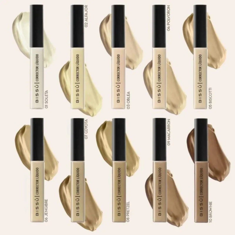 Maquillaje Bissú Corrector Líquido Profesional