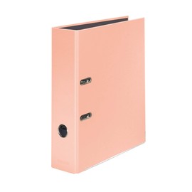 Original Falken PastelColor folder. Made in Germany. 8 cm wide DIN A4 pastel colour peach-orange ring binder file folder letter folder office folder plastic folder slotted folder motif folder