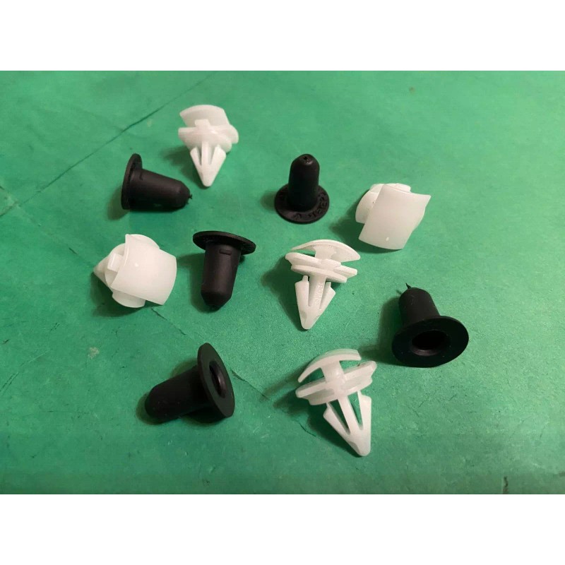 Volkswagen 2017-23 Volkswagen Tiguan Wheel Opening Molding Grommet Clips 10PC