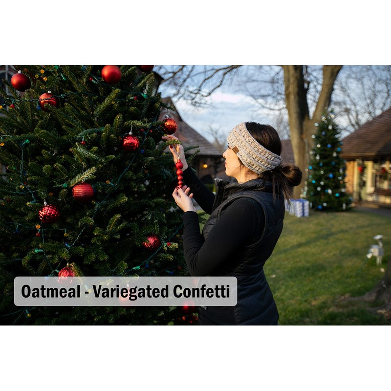 Funky Junque Exclusives - Diadema de punto con forro para