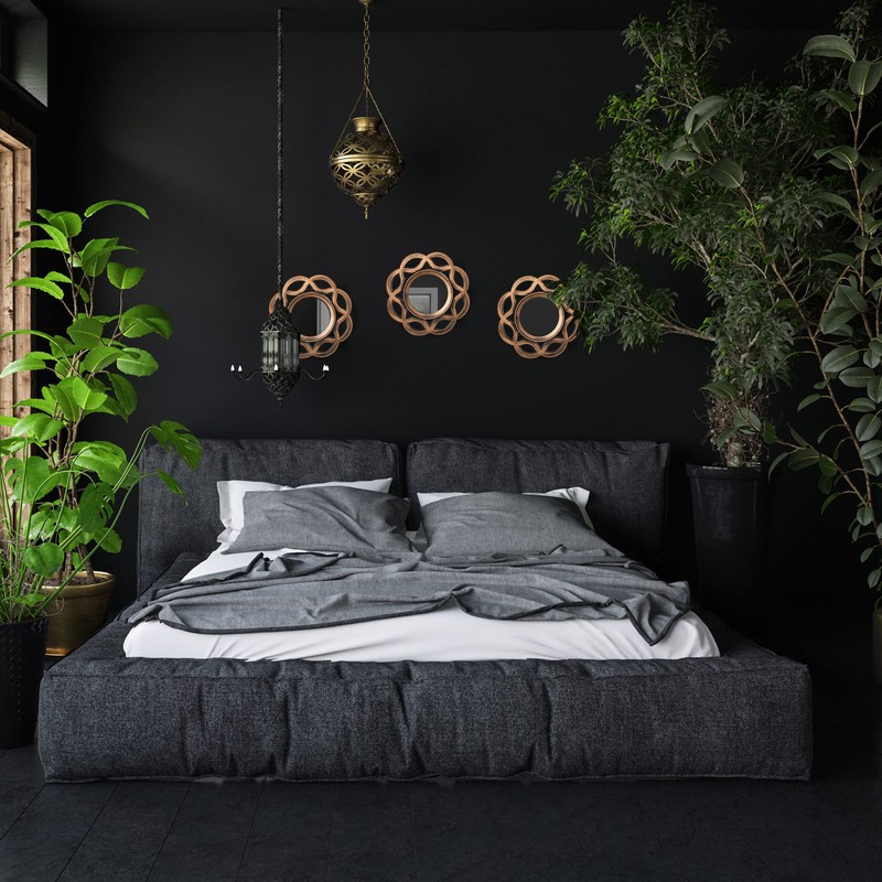 Relaxdays Set of 3 Mirrors, Round, Ø 25 cm, Wall