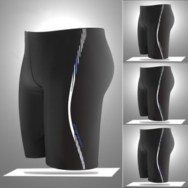 A529 Men's Plus Size Swim Trunks: Adult Fashion Anti-Embarrassment Boxer Shorts Professional 2XL [Recommended 160-180 lbs]/Yellow 10ea