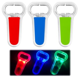 Light Up Magnetic Bottle opener | Magnetic and iluminated bottle opener | Magentic beer opener | Magnetic LED Light bottle opener | Beer bottle opener | Glowcraftco innovations products (3Pack)