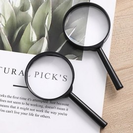 Portable High-Magnification Magnifying Glass for Newspaper Reading and Vision Aid Magnifying Lens 17ea