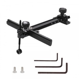 Archery Recurve Bow Target Visor 6 Inch T Shape Recurve Bow Visor Fine Tuning for Left and Right Hand