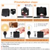 Helunsi Cabinet Door Lamp Switch, 2 Pack for Closet Light,