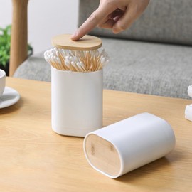 Toothpick Dispenser Toothpick Holder, Pop-Up Automatic Toothpick Dispenser with Easy-Lift Function, Miracle Toothpick with Flavour Toothpick Storage