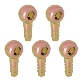 X AUTOHAUX Fuel Line Adaptor 9.5 mm ID Hose Barb 10 mm Ring Connector Pack of 5