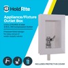 Holdrite Appliance Fixture Outlet Box with 3/8 Inch OD Compression