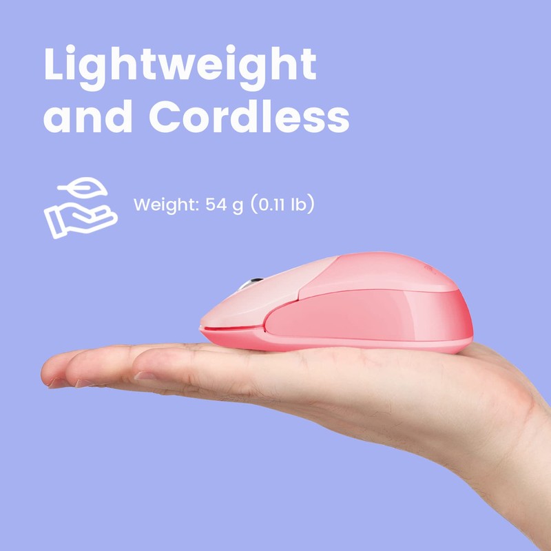 Perixx PERIMICE-802PK kabellose Bluetooth-Maus, tragbares Design, kompatibel mit Windows, iOS