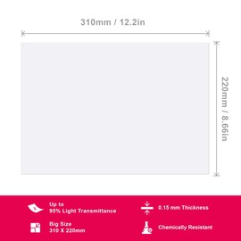 phrozen PFA (nFEP) Película compatible con Sonic Mighty 8K / 310 x 220 mm / 1 pieza